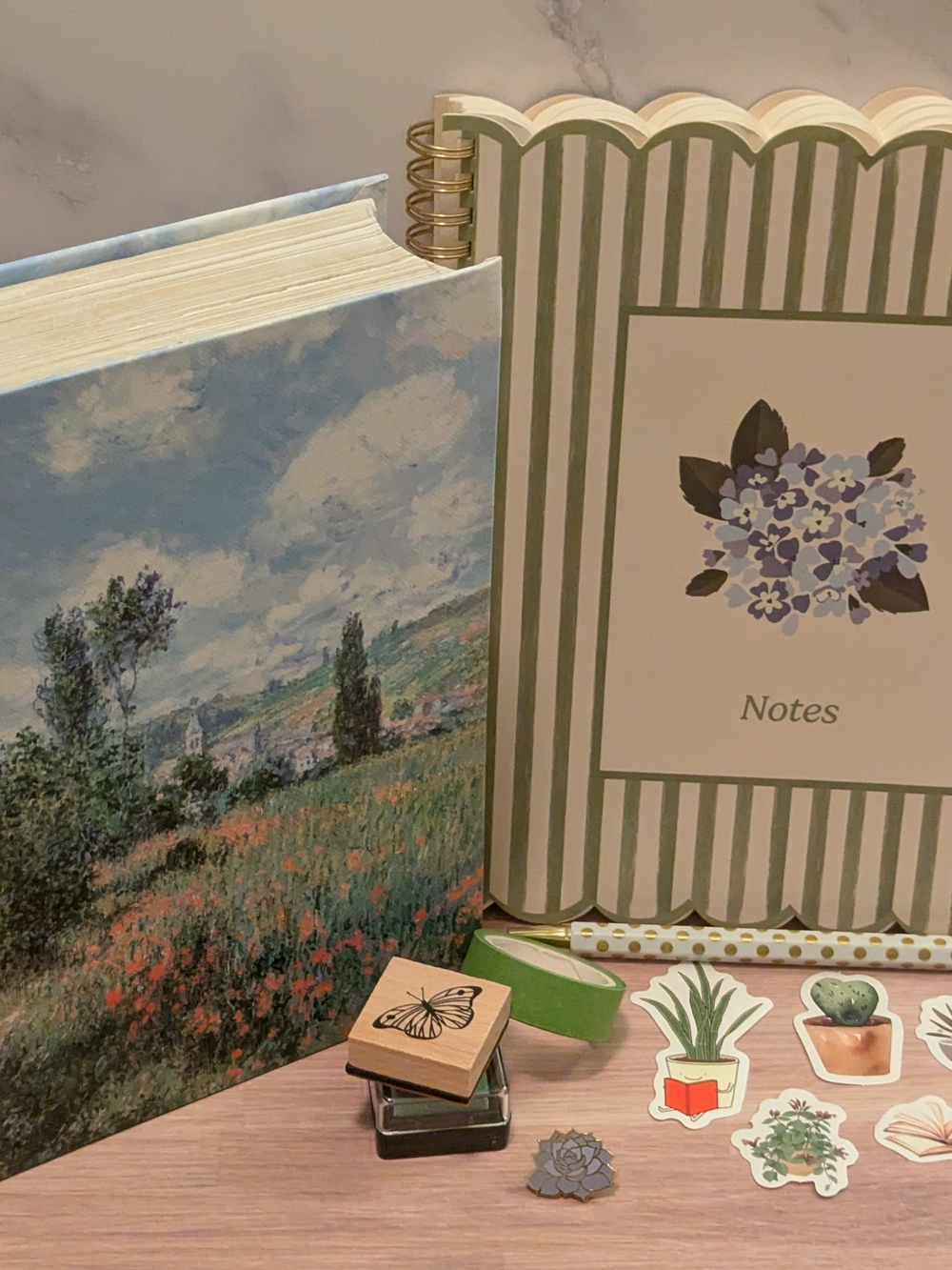 Monet Storage Box & Journal Accessories